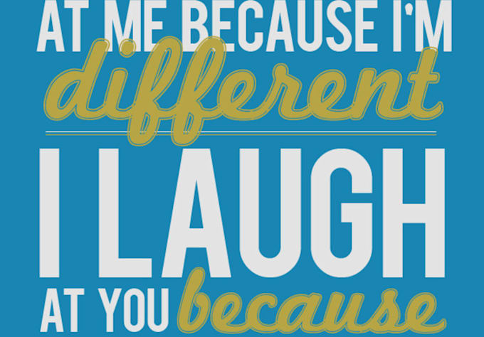 design a personalized print with your favorite quote