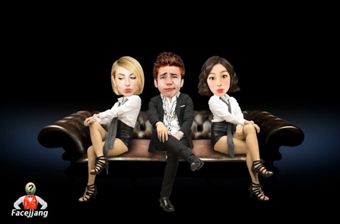 Put your face on funny dancing body video by Facejjang