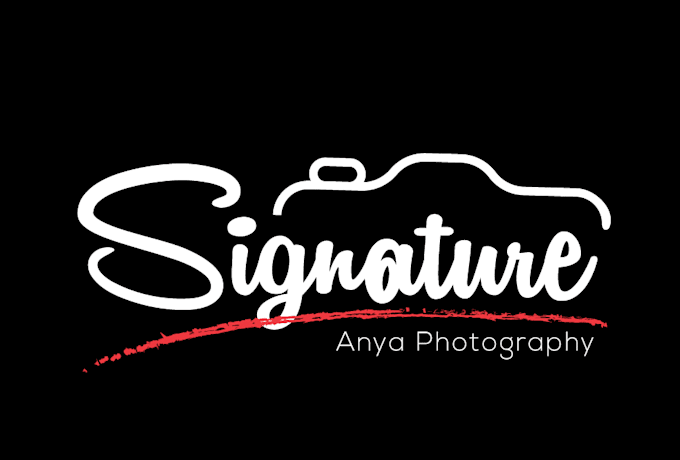 design photography  or watermark or signature logo