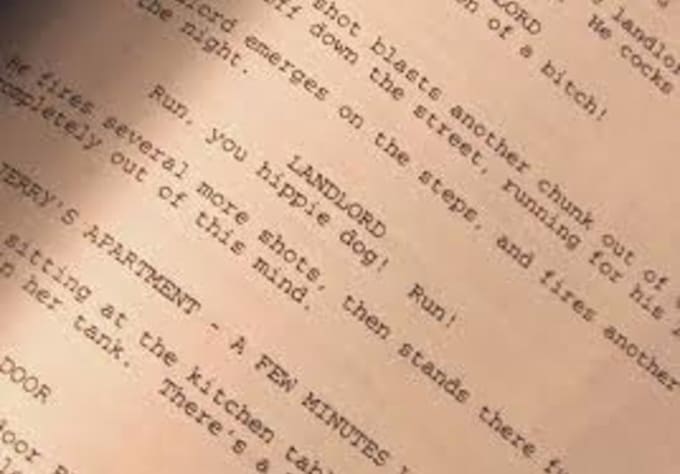 type up your short script
