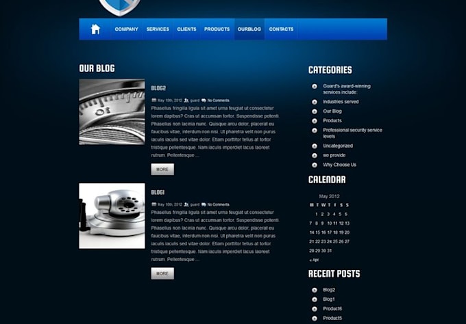 redesign your existing html website and convert in to wordpress