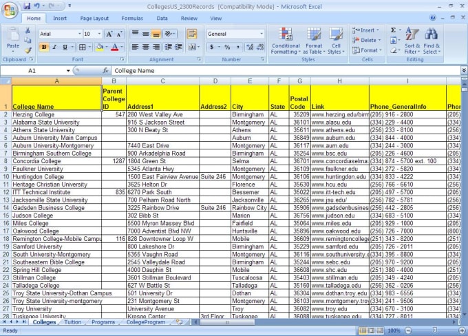 Complete excel job spreadsheet, pdf to excel by Nushrat_laboni | Fiverr