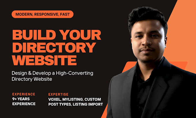 create a directory website with my listing, or voxel theme