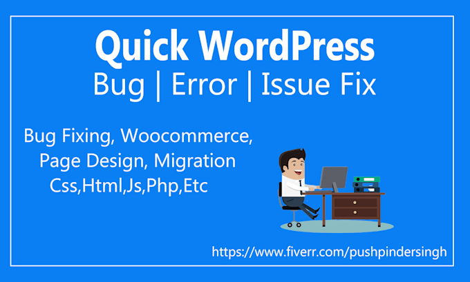 fix your wordpress website bugs, issues, and errors