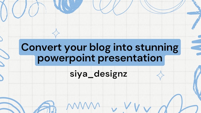 turn your blog to  stunning power point presentation
