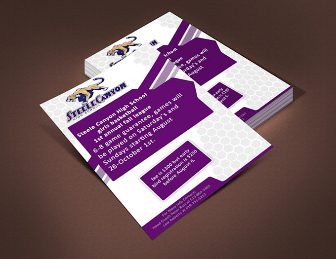 design awesome and professional flyer poster