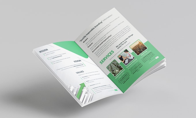 design tri fold brochure, flyer, and posters