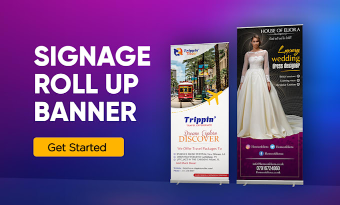 do roll up banner design