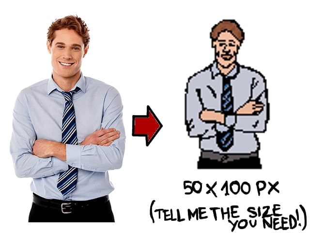 do pixel art for you