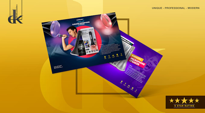 create a professional product sales sheet
