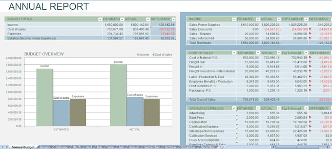 create an excel formula