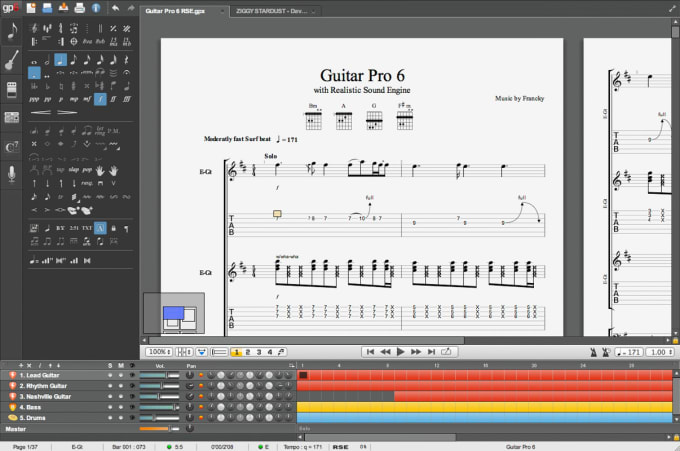 Convert any sheet or tablature to guitar pro or midi by Jduardgv