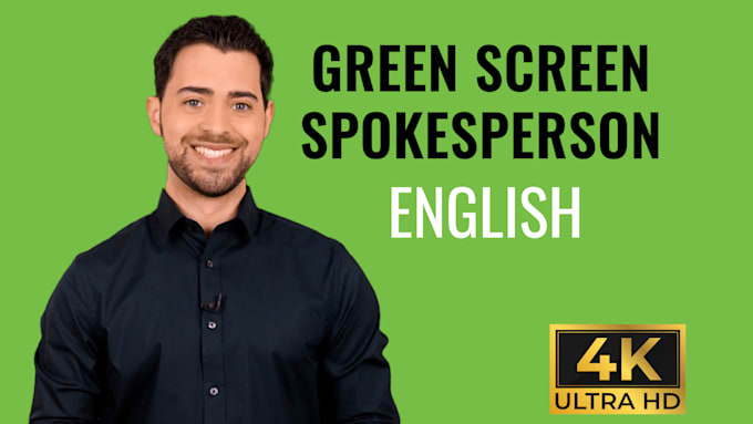 create a professional spokesperson video