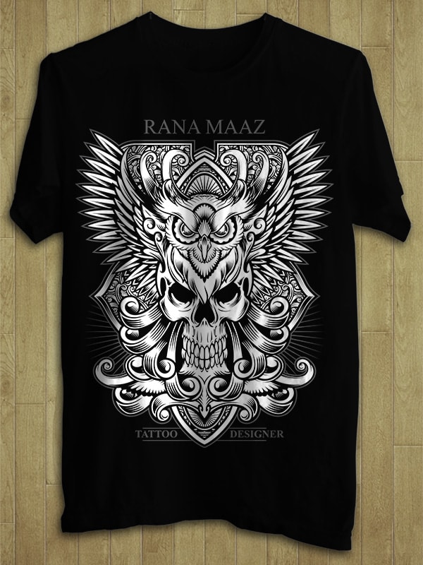 Create Tshirt Tattoo Logo Design By Ranamaaz Fiverr