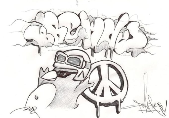 draw your name in graffiti