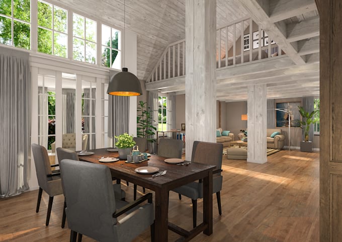 make 3D Renderings, 3D Floorplans, Interior Design, Architecture Design