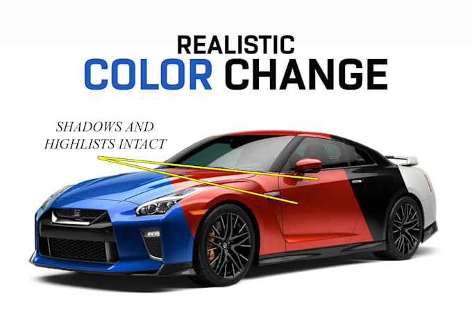 Change the color of your car or anything by Fezzan | Fiverr