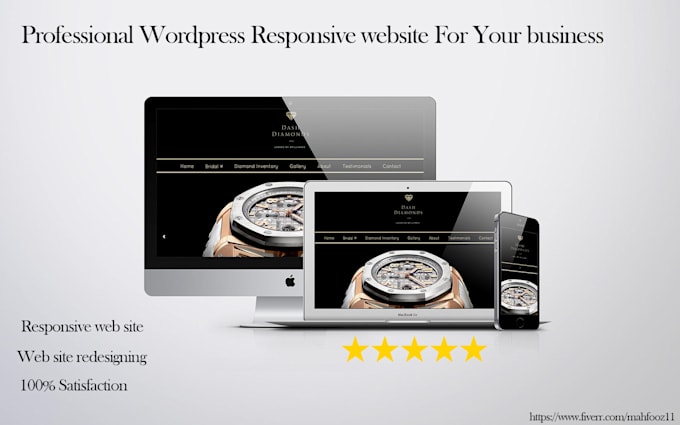 html wordpress responsive website