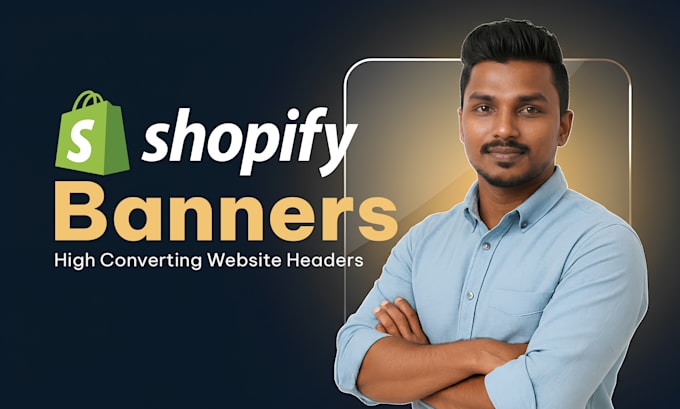 design high converting shopify website banners and headers