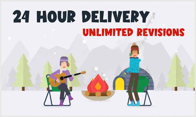create a 2d animated explainer video within 24 hours