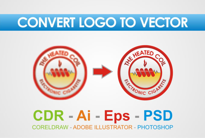 Convert logo to vector by Masterjag | Fiverr