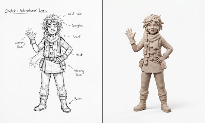 model any object into a 3d printable stl file