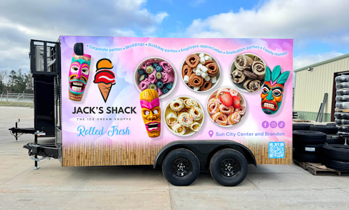 design a truck wrap, van wrap, or car wrap