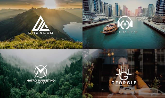 create unique modern minimalist business logo design