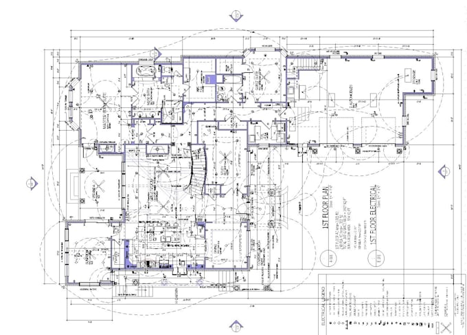 Design Electrical Plan And Electrical Drawing In Autocad 2d