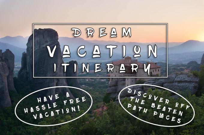 Hire a freelancer to plan your personalized travel itinerary
