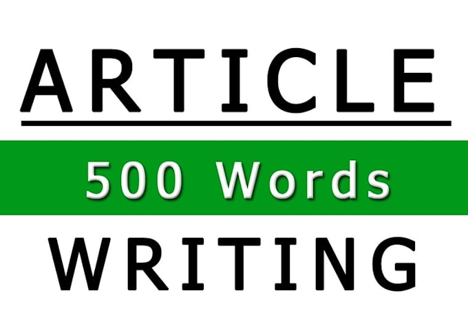 write You One 500 Word SEO Article To Gain Google PageRank