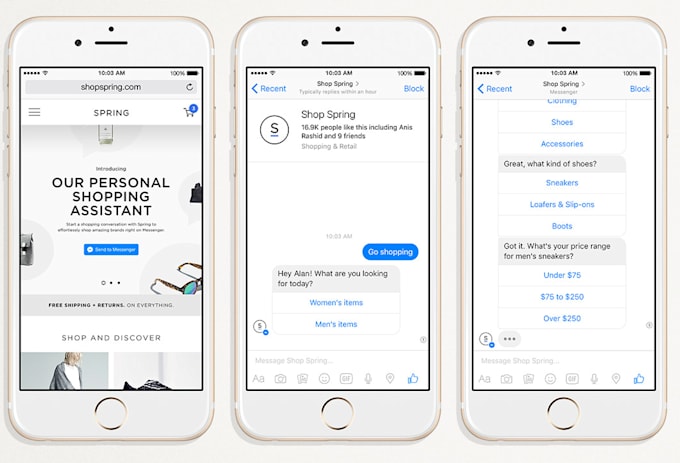 develop facebook messenger chatbot for your page
