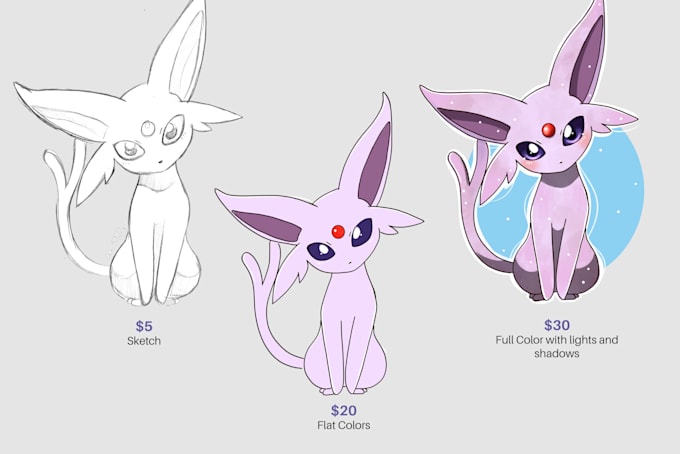 paint your favourite pokemon in my style