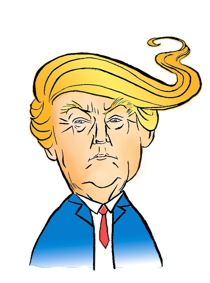draw a political cartoon or caricature