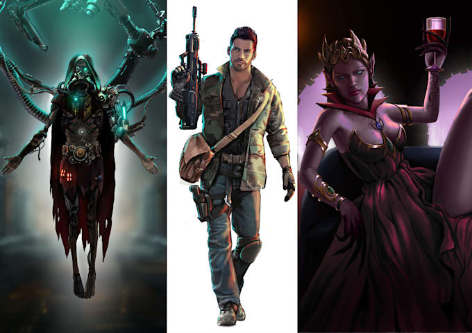 make unique characters and concept art