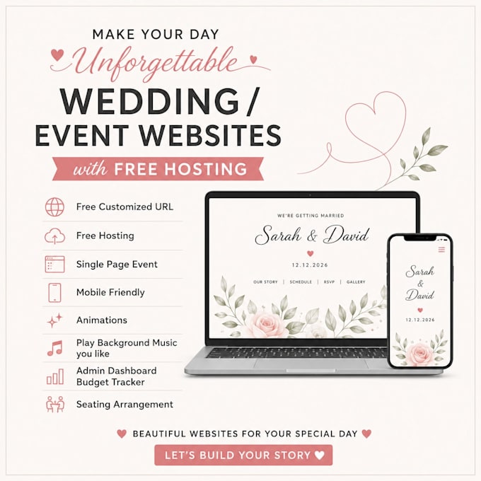 create your wedding website