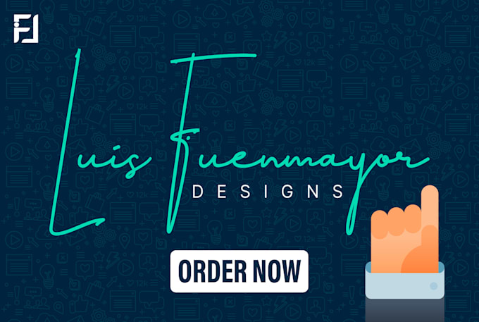 create a modern signature logo