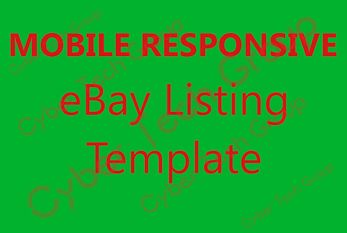 design ebay listing template plus installation