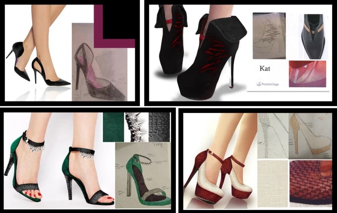 do 3d shoe design or accessories from any ruff drawing