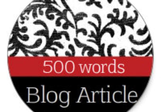 write a fresh well researched 500 word article on any topic