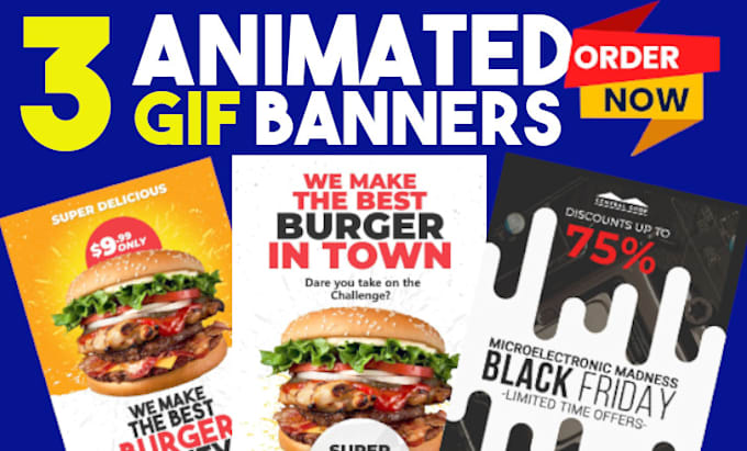 create 03 gif animation web banners package