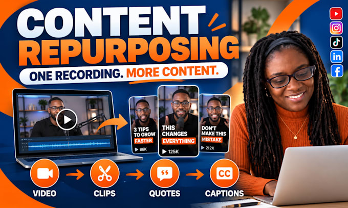 repurpose your video and audio content for social media