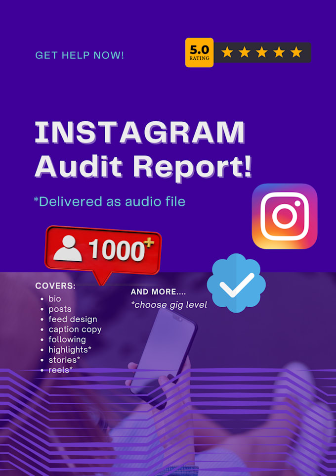 do a audit of  your instagram or social media