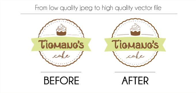 trace your logo or graphic to high quality vector file