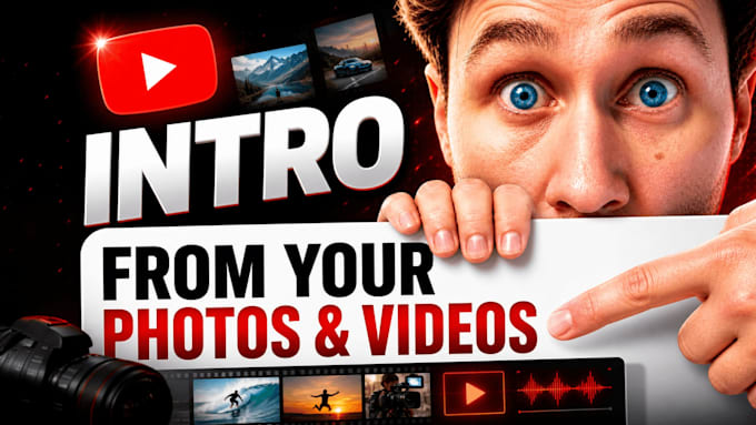 create custom youtube intro from your photos and videos