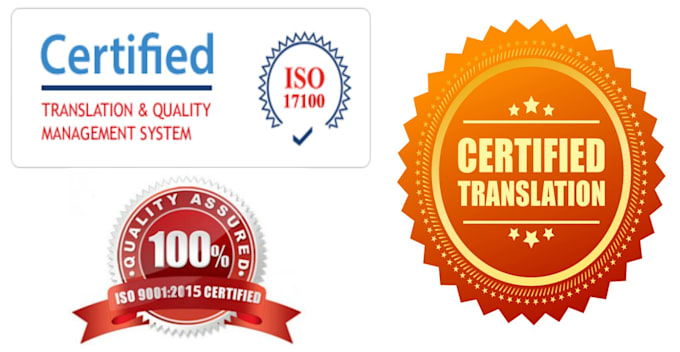 provide certified translation service