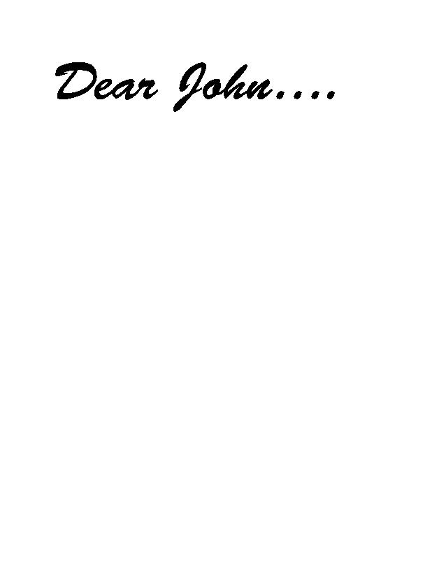 Write a custom dear john letter by Ksan30 Fiverr
