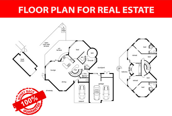 create floor plans for real estate agents