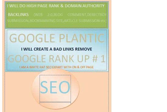 create high page rank backlinks and remove your bad side