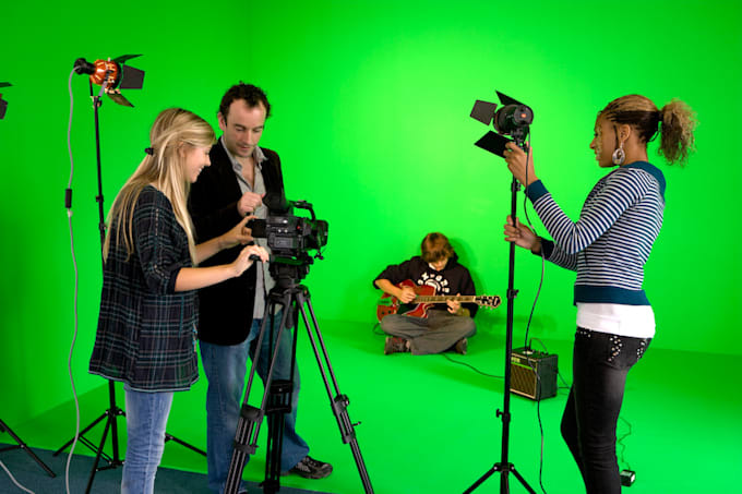 remove green screen and replace background in video or photo